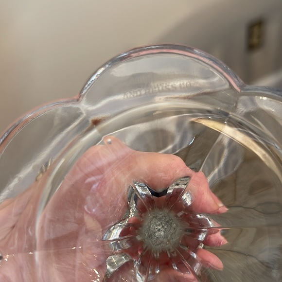 1983 Ebeling & Reuss Co, Full Lead Crystal Floral Candlesticks, Pair - Picture 9 of 16